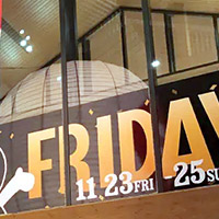 ウインドウサイン用のフィルム